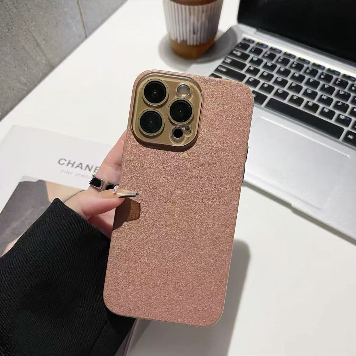 Motif Lychee Couverture de protection simple et dure Cas de téléphone de haute qualité