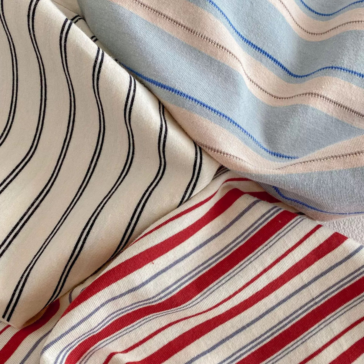 T-shirt rayé Adapté à une seule pièce Combinaison longue manches polyvalente pour bébés