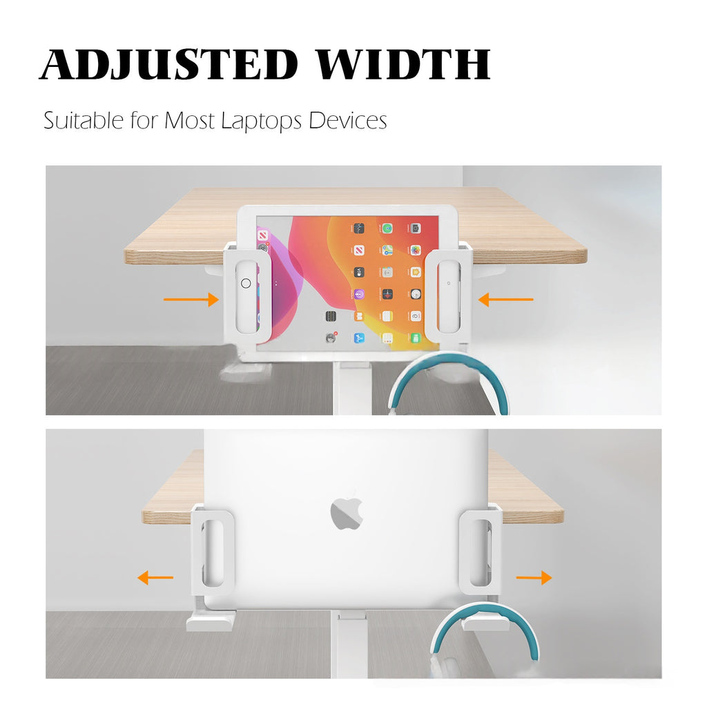 Support de refroidissement d'ordinateur portable latéral multifonctionnel non perçant