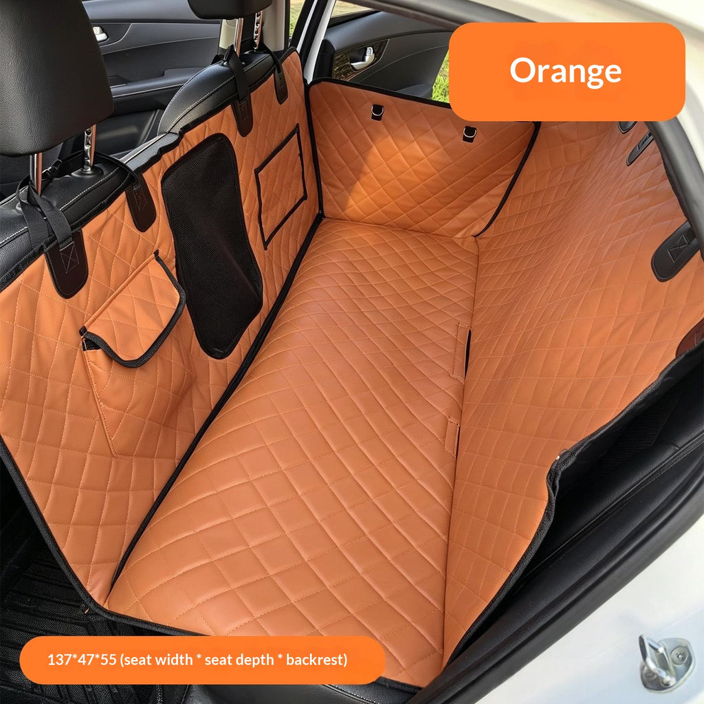 Tapis de siège de voiture en cuir animal de compagnie imperméable