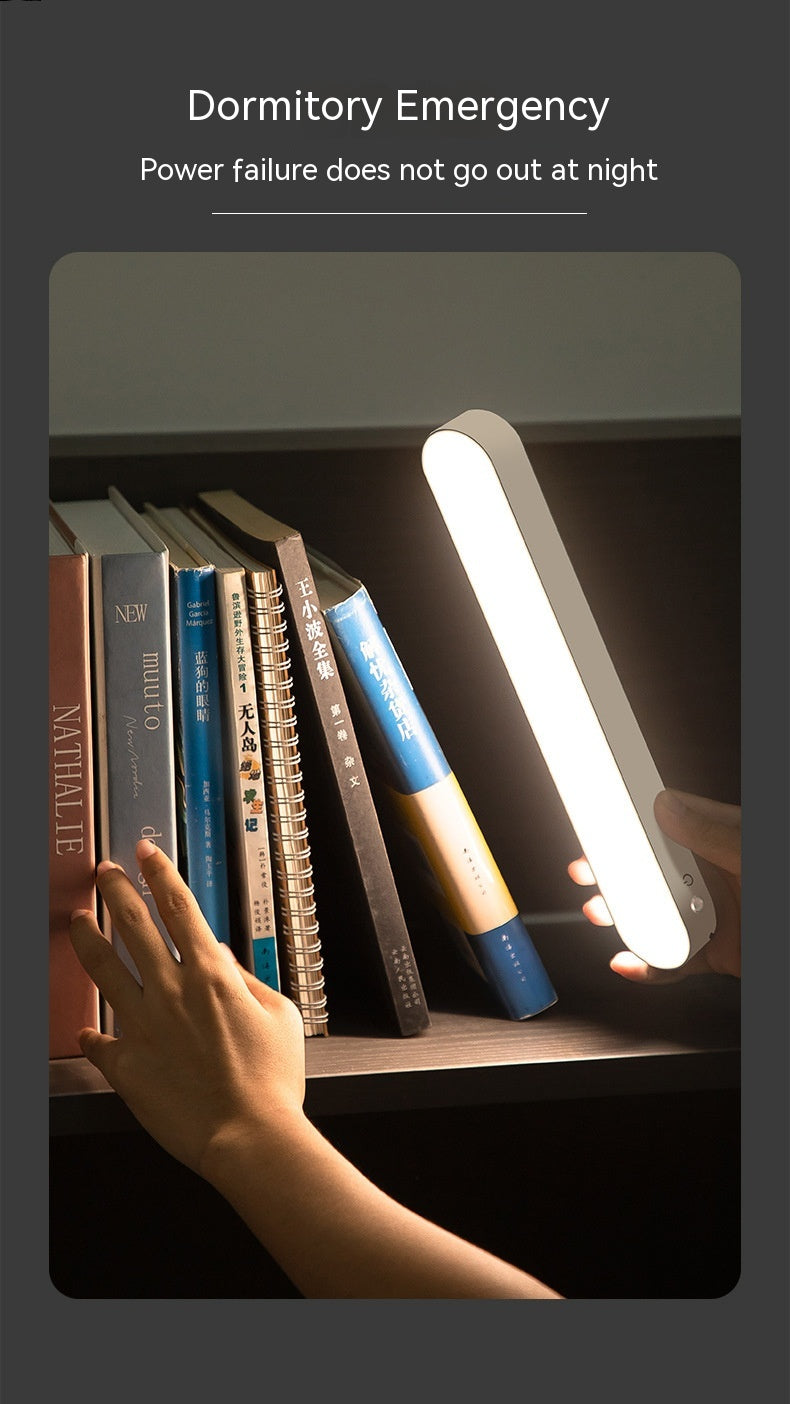 Lampe de bureau rechargeable de protection des yeux en plastique