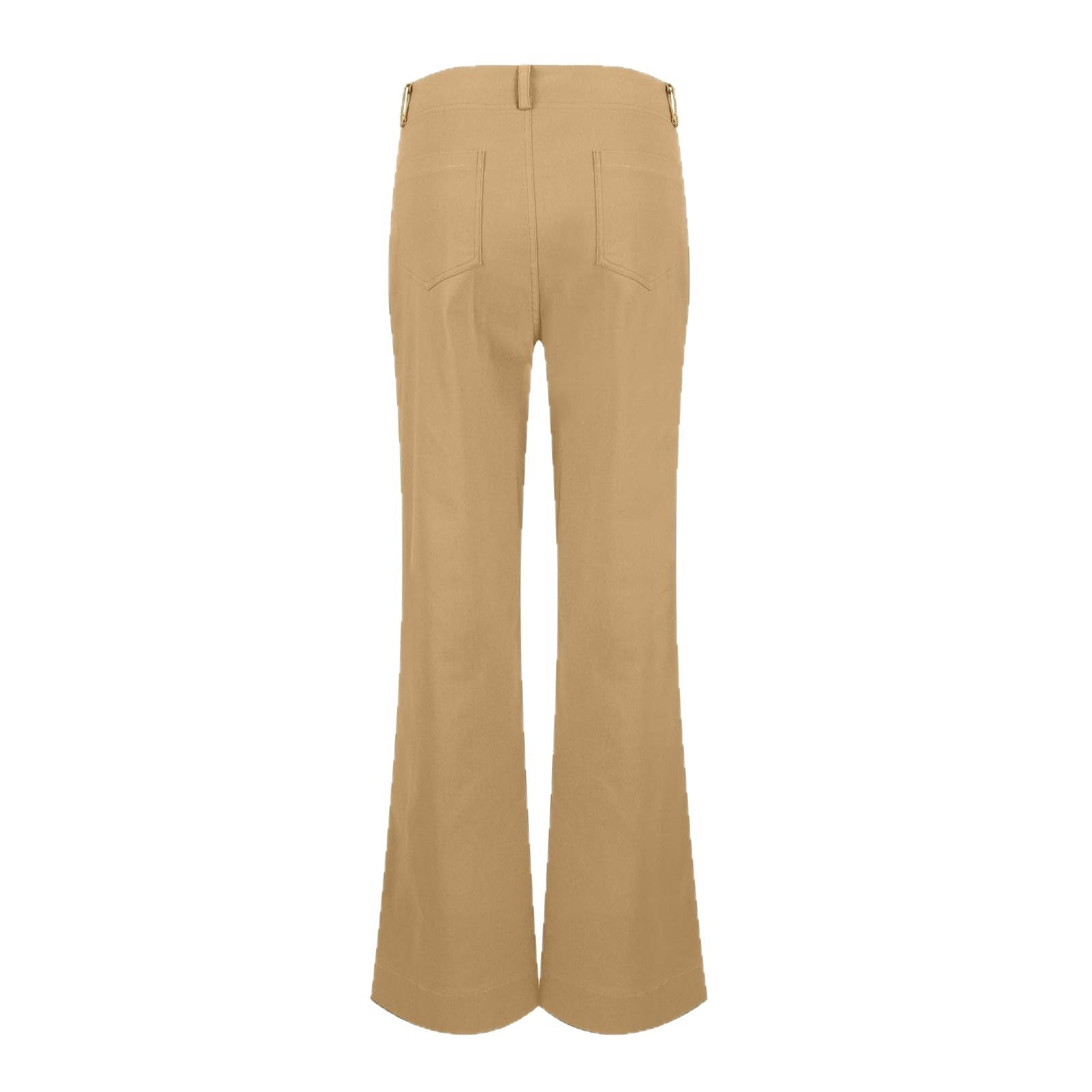 Pantalon de coton à lames élastiques en poche pour femmes à vente chaude