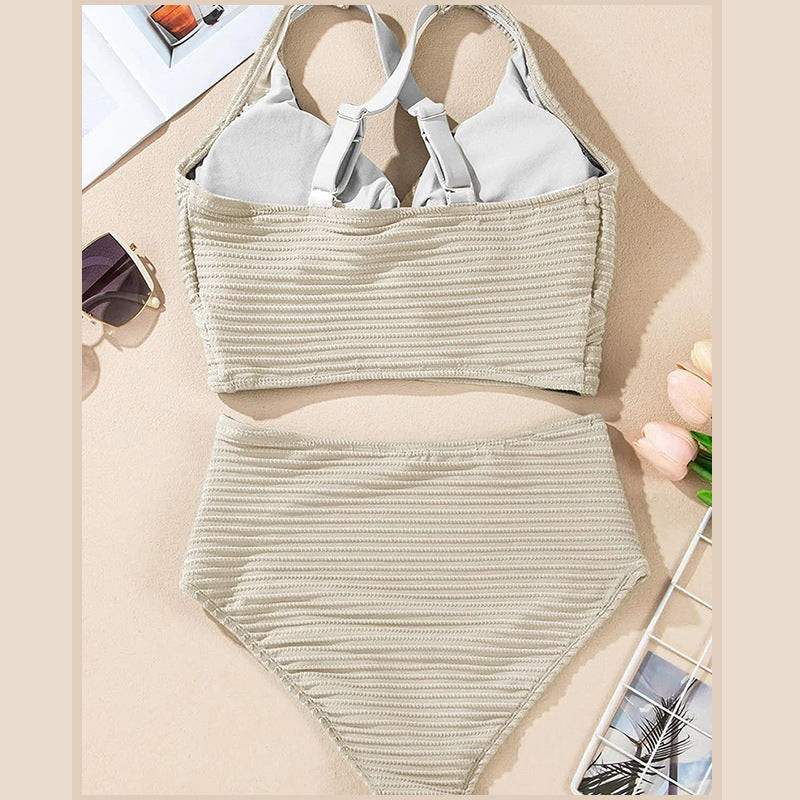 Maillot de bain Haute taille Tummy Contouring Plattering Bikini sexy