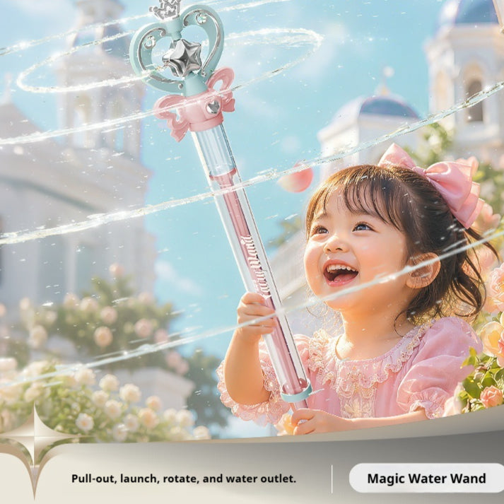 Magic Fairy Wand Water Gun Sparkling Summer Water Jouet de jeu pour enfants Adultes Cadeau d'anniversaire W