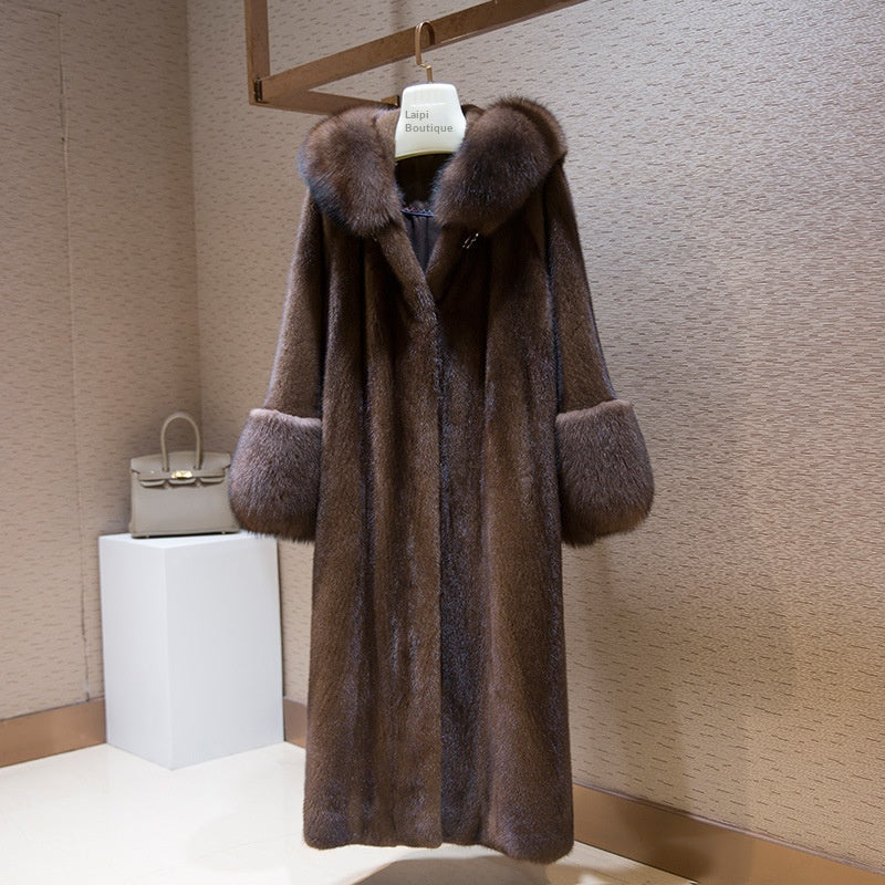 Vêtements de dessus en fausse fourrure d'hiver pour femmes