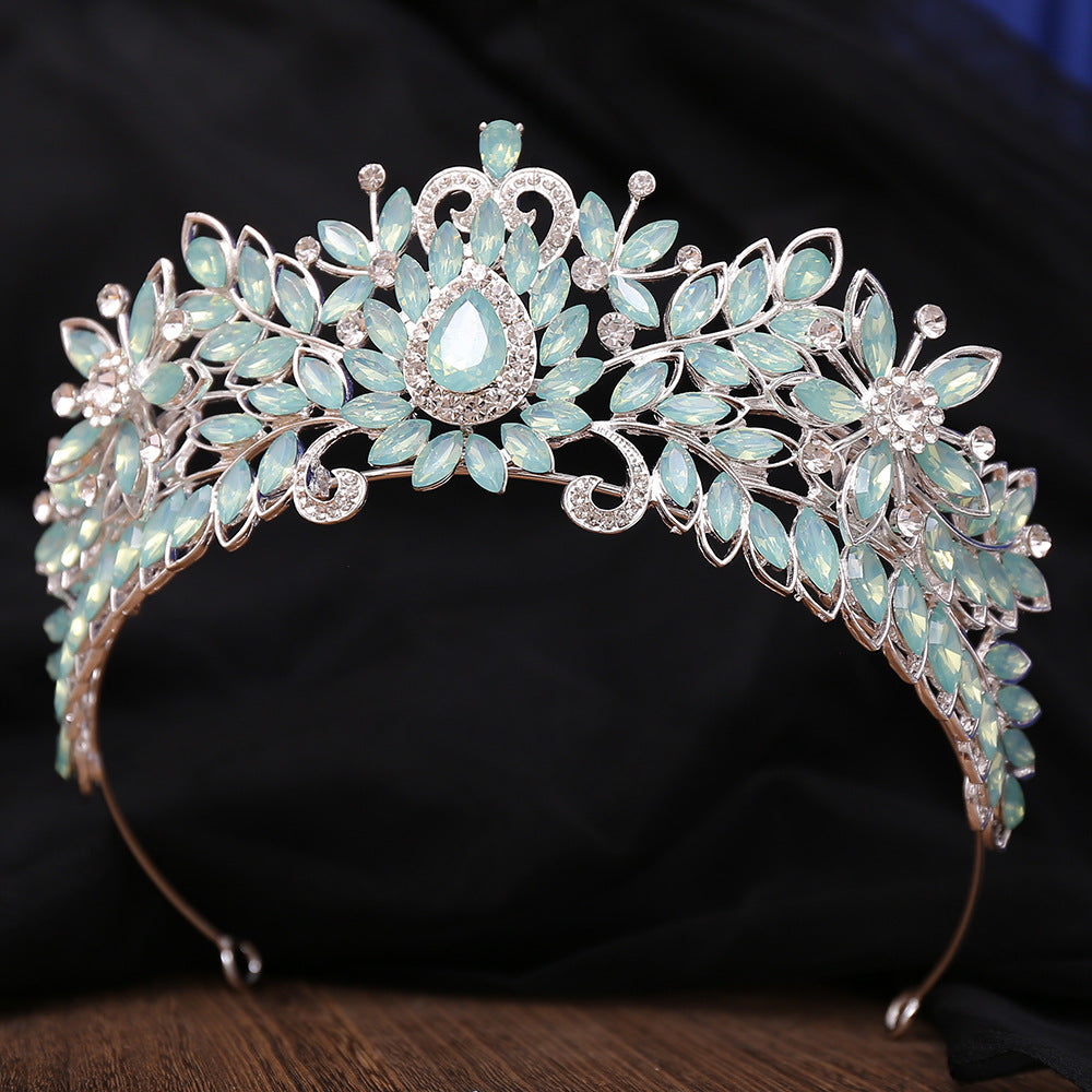 Couronne de mariée haut de gamme européenne et américaine pour accessoires capillaires