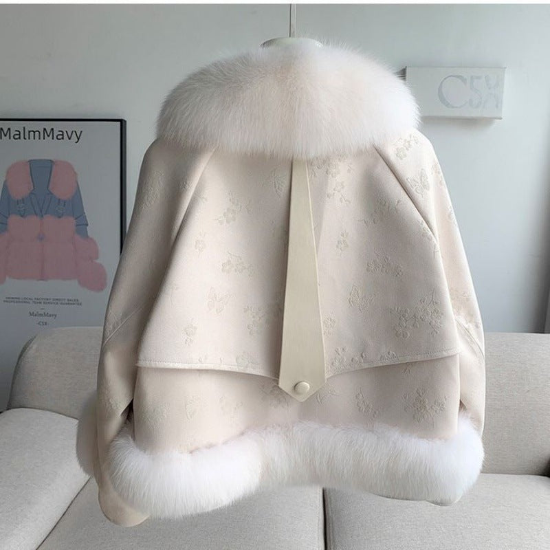 Short hiver épaissé chaud mode Jacket femmes