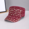 Rivet en métal décoré et lavé pour hommes et femmes et matériel décontractionné Style plat