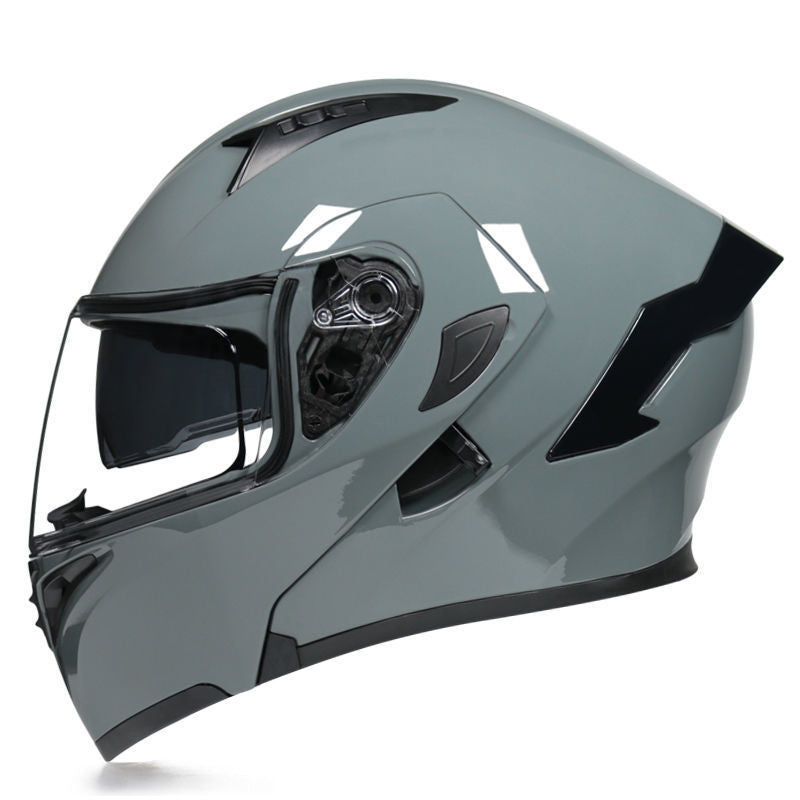 Moitié Casque Personnalité Hiver Locomotive Gray
