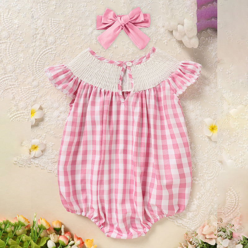 Cute Baby Girl Bunny Romper Set