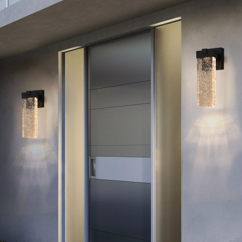 Extérieur étanche LED transparente lumière de mur en cristal prend en charge de nombreux types de paquets d'ampoule-2