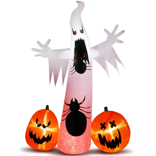 11.8 FT Halloween gonflables Ghost Spider citrouille décorations extérieures