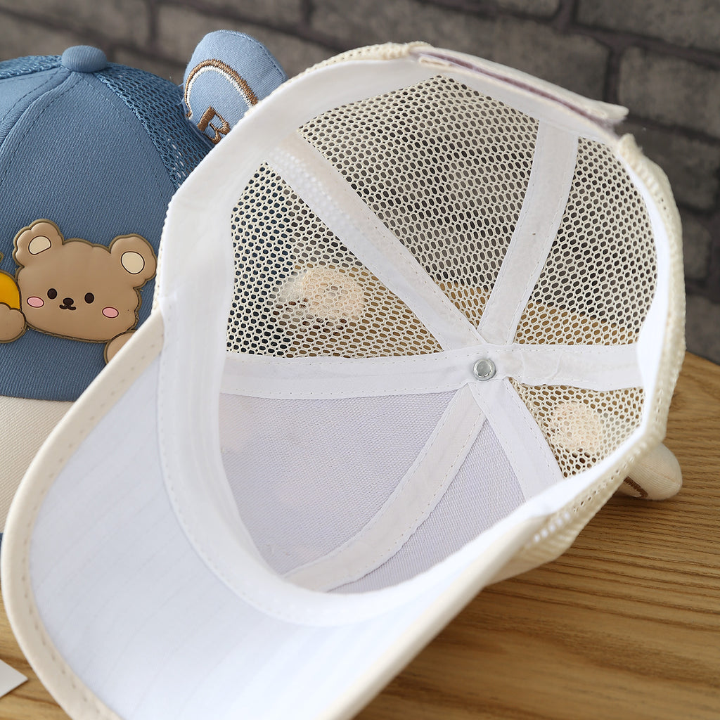 Chapeau de bébé d'été - Chapeau de baseball de lapin de fraise