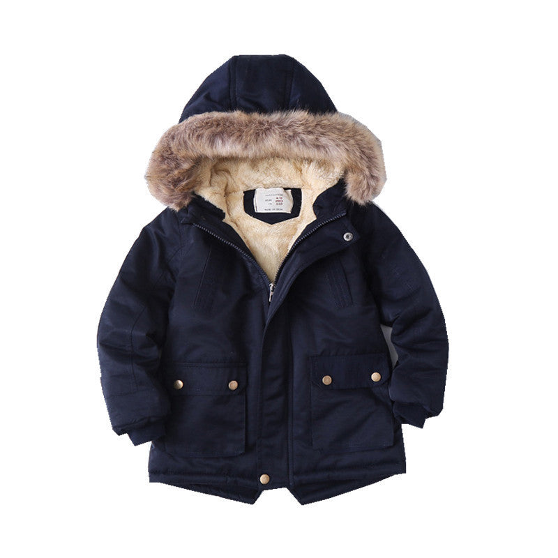 Veste rembourrée en coton, doublée de polaire