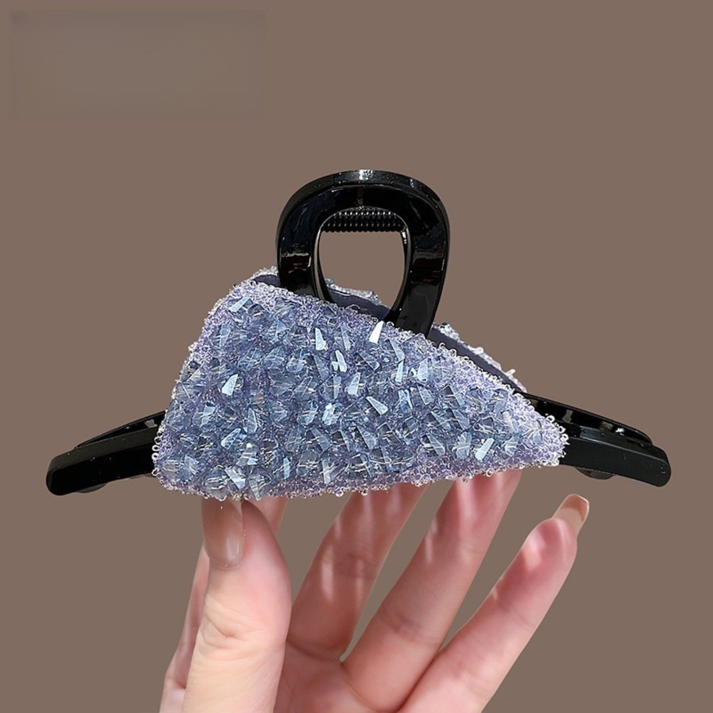 Style coréen Triangular Full-diamond Clip pour les femmes