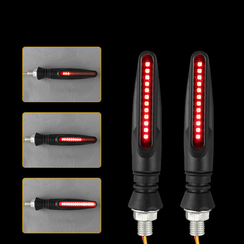 De bande LED Sequential Turn Signals pour les accessoires de moto modifiés 12V lumière de course