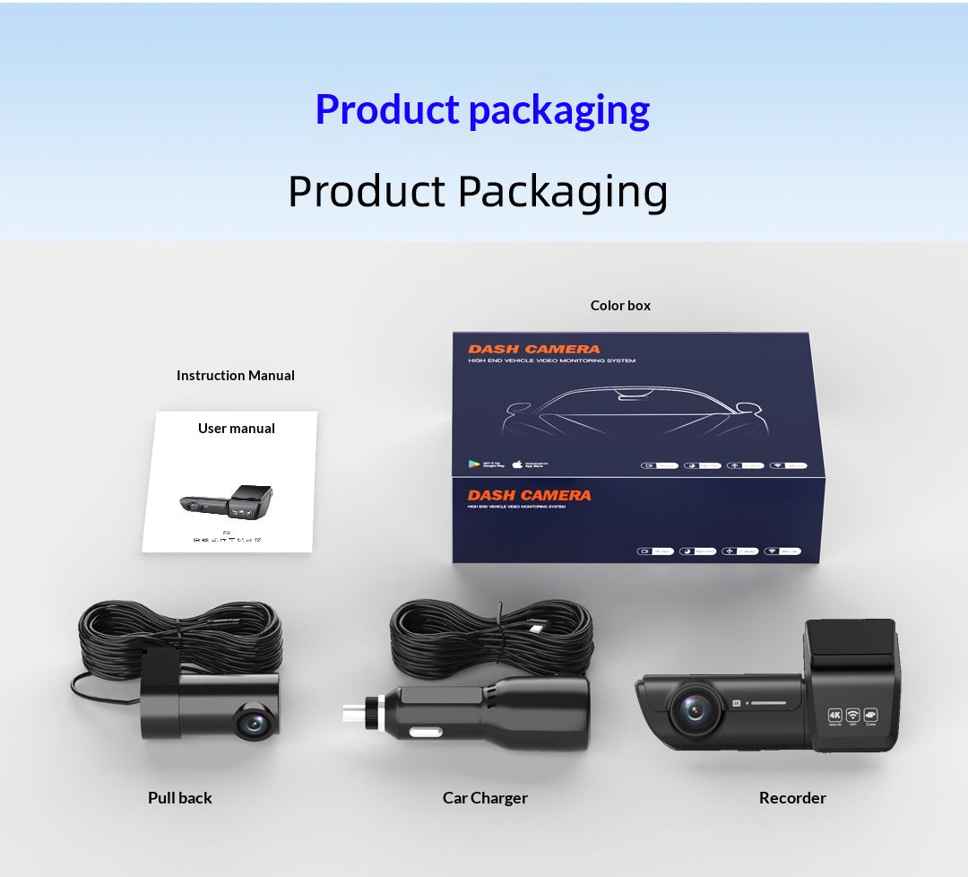 HD WiFi Dash Cam pour voitures