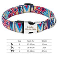 Collier de chien réglable en nylon Chiens personnalisés