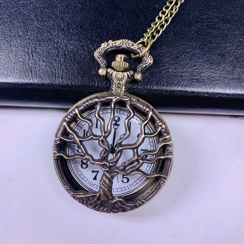 Maple Leaf Lanyard Montre à quartz créative à arbre chanceux