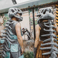 Chinese Dinosaur Garden Dinosaur Skeleton Robe costume Props
