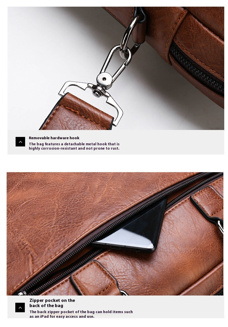 Portable hommes mallette informatique Crossbody Business