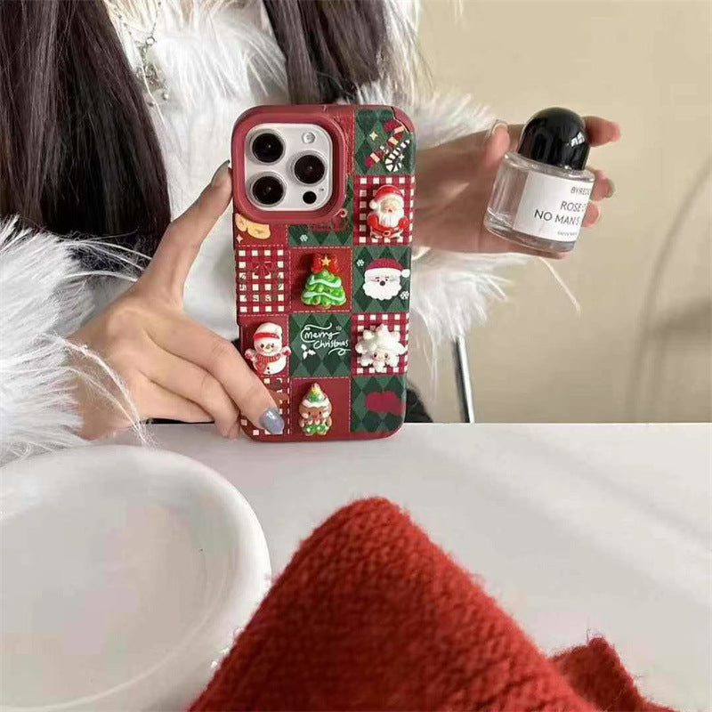 Cortex 3D Santa Claus Phone Case with Full Body Drop Protection
