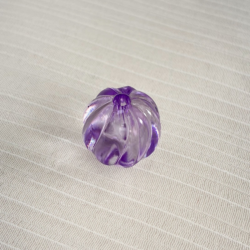 Perles de citrouille acrylique transparentes