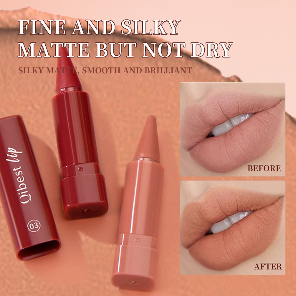 Long Lasting Matt Twist Up rouge à lèvres avec une finition naturelle et la formule résistant à l'eau