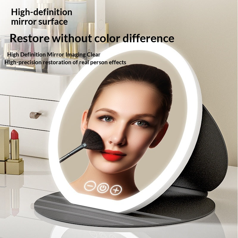 Maquillage LED Portable pliable avec lumières Dressing Table Bureau Rtroviseur de lumière de remplissage