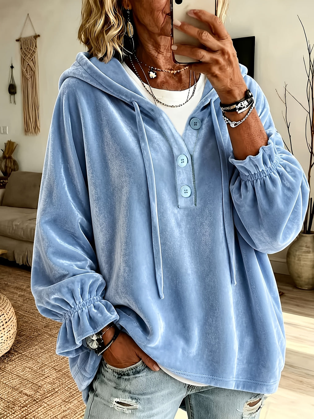 Polyester blouse