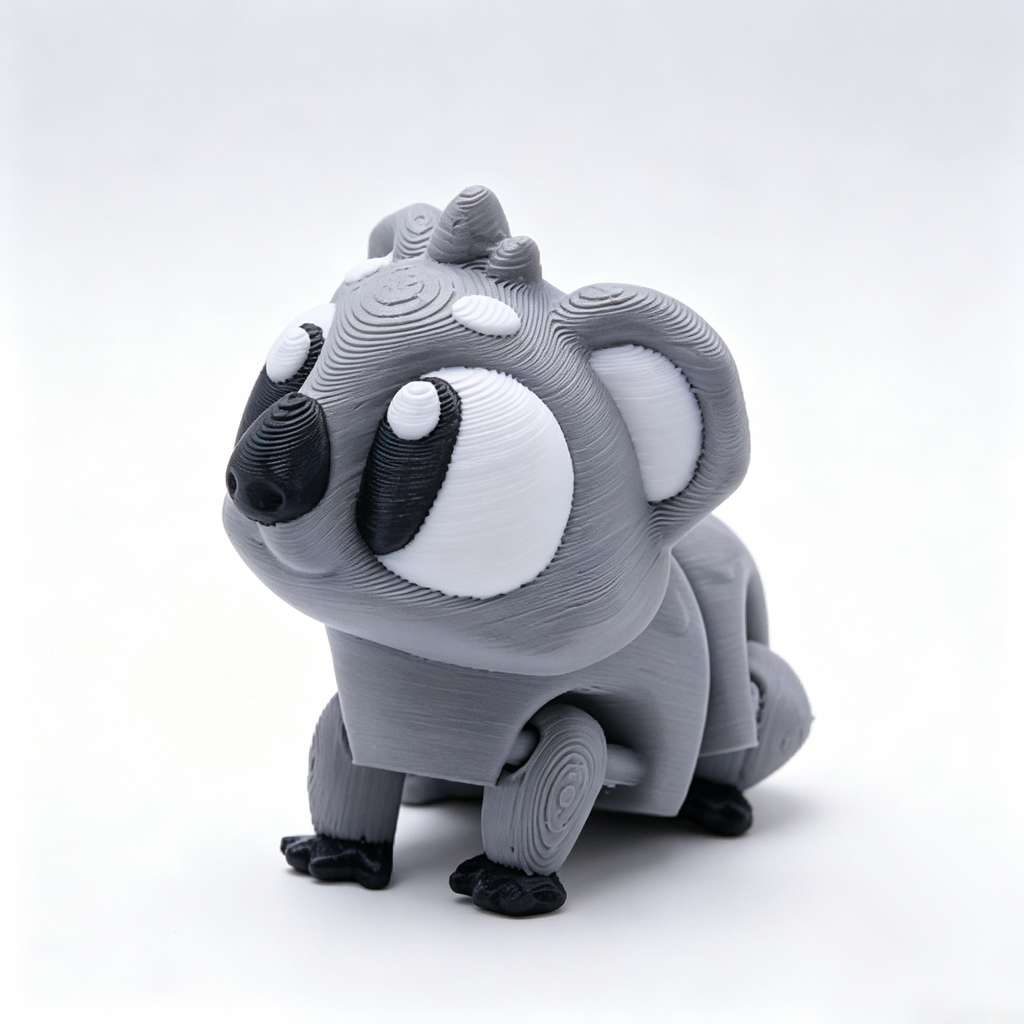 Porte-clés animal imprimé 3D