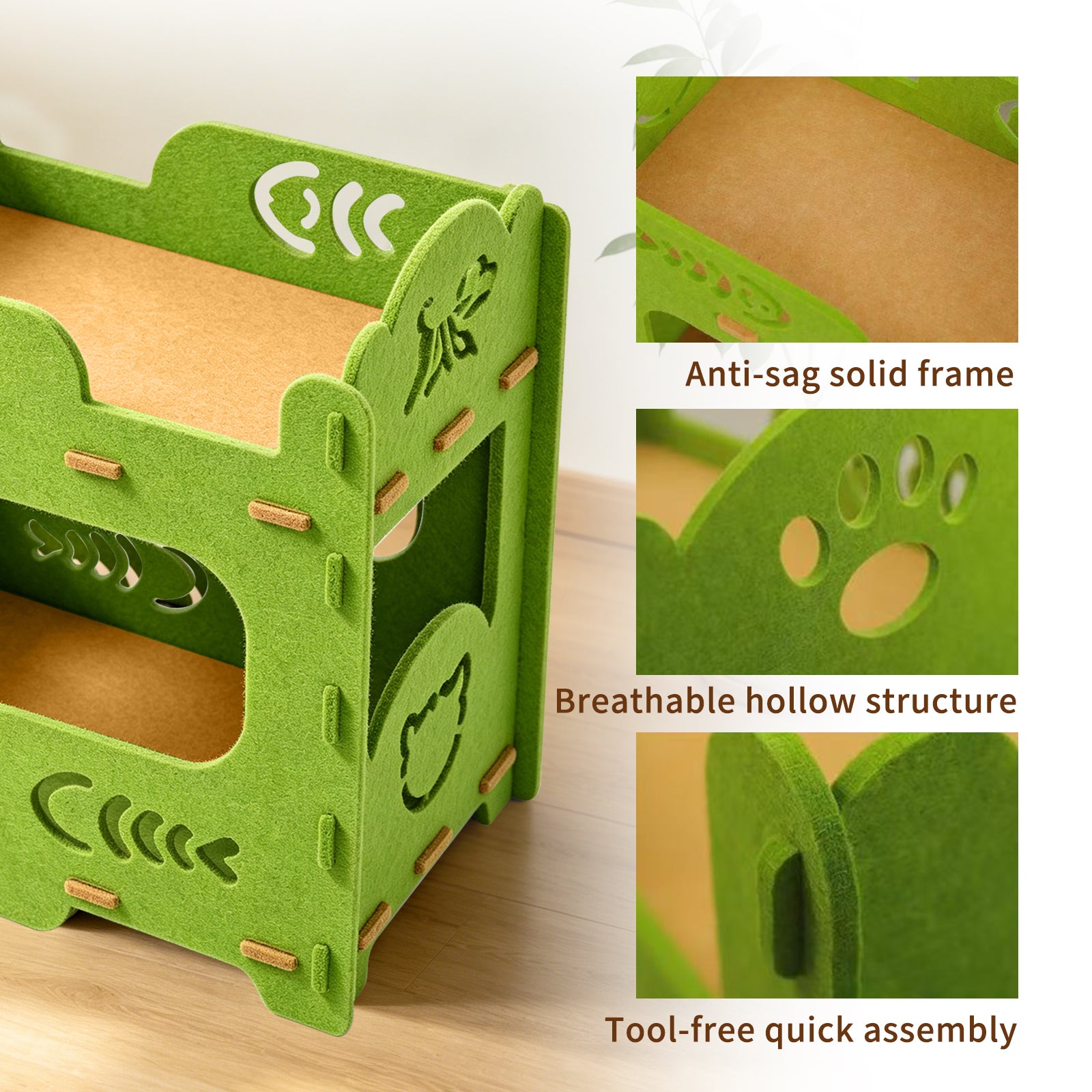 Un seul auto-pickup---Double lit de chat