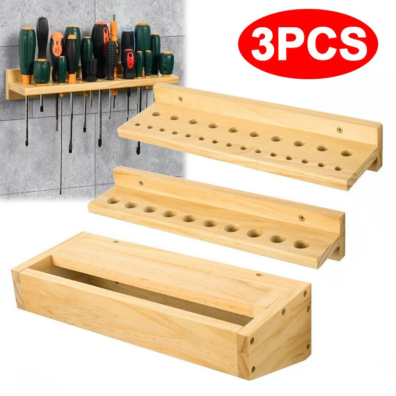 3x Support mural à tournevis Support de rangement Coffret Atelier Outil Organisateur