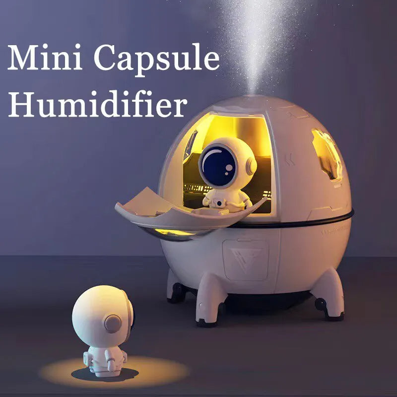 Bureau d'humidificateur portable USB Astronaute Space Air Humidificateur Diffuseur 220ML Avec Colorfu