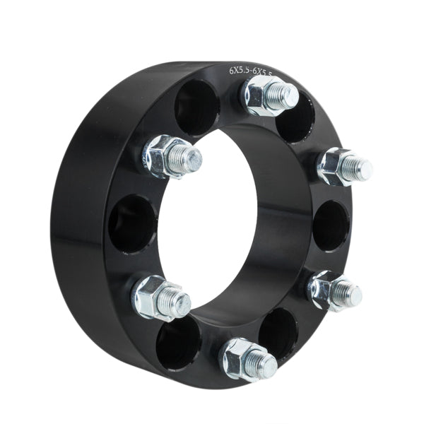 4pc 2inch 6x5.5 6x139,7 Escaliers de roue noir 108mm 14x1.5 Studs pour Chevy & GMC