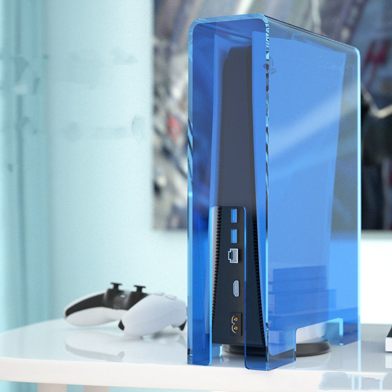 Poignée Boîte de stockage Acrylique Ps4slim Host Cooling Game Console Protection Case