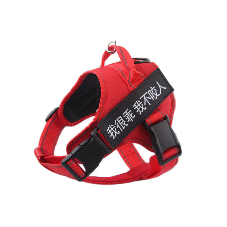 Bracelet de poitrine de chien de taille moyenne
