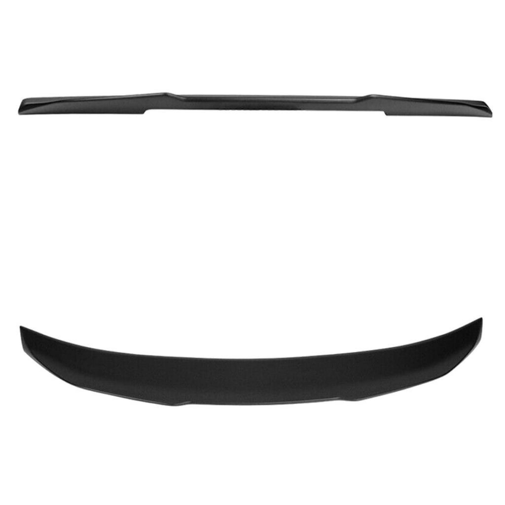 Convient 14-23 Infiniti Q50 PSM Style arrière Trunk Lip Spoiler mat noir ABS