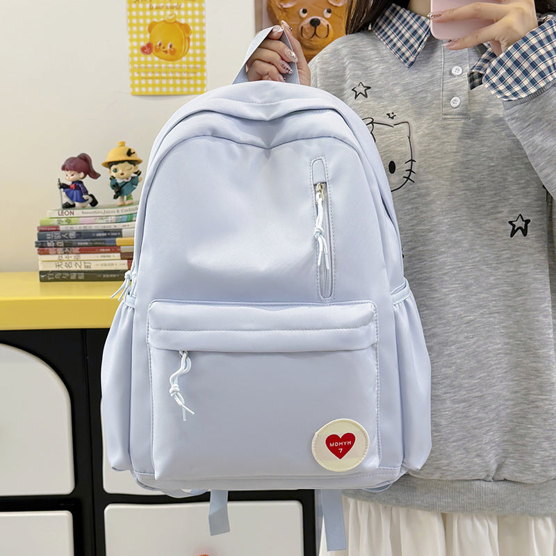 Sac à dos polyvalent Niche Minimiste Casual High School Sac Campus