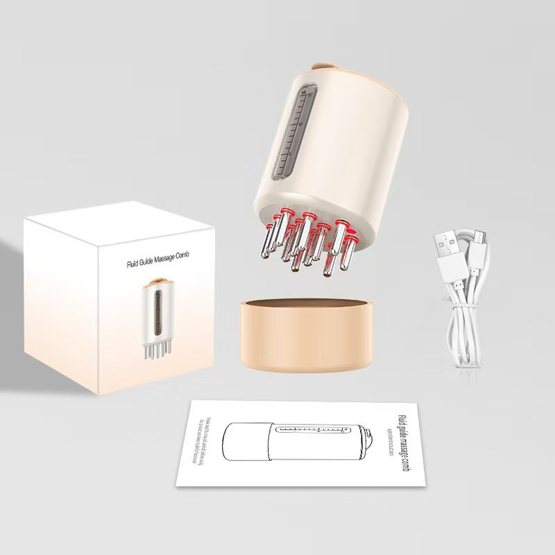 Mini appareil portatif de scalp vibrant à application liquide dédié