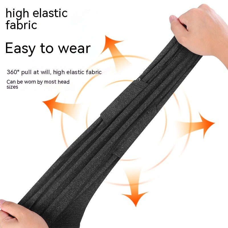 Masque de vélo à tête thermique avec trou à paupières