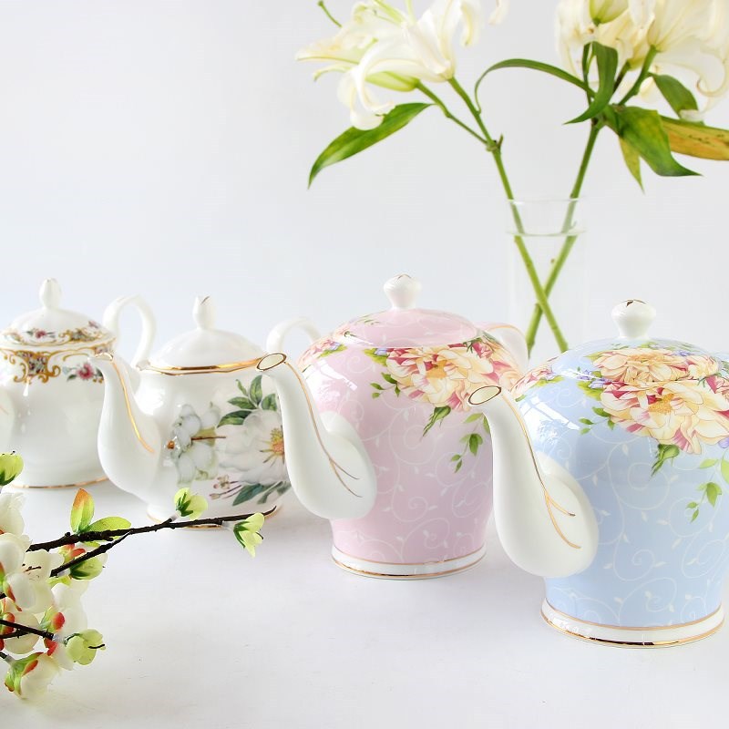 European Tea Set Après-midi Théière de porcelaine Anglais