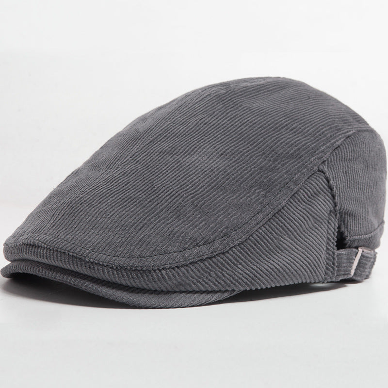 Corduroy d'automne et d'hiver avec deux chapeaux
