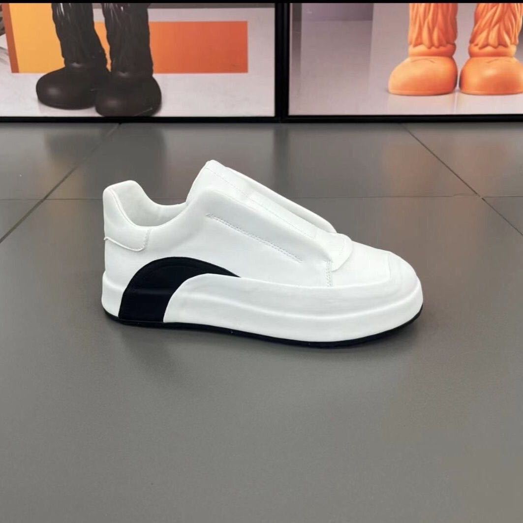 Chaussures en cuir véritable Slip-on Breathable Running Casual