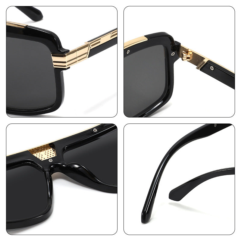 Lunettes de soleil personnalisées Outdoor Retro Fashion Classic hommes