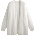 Cardigan tricoté d'automne Épais