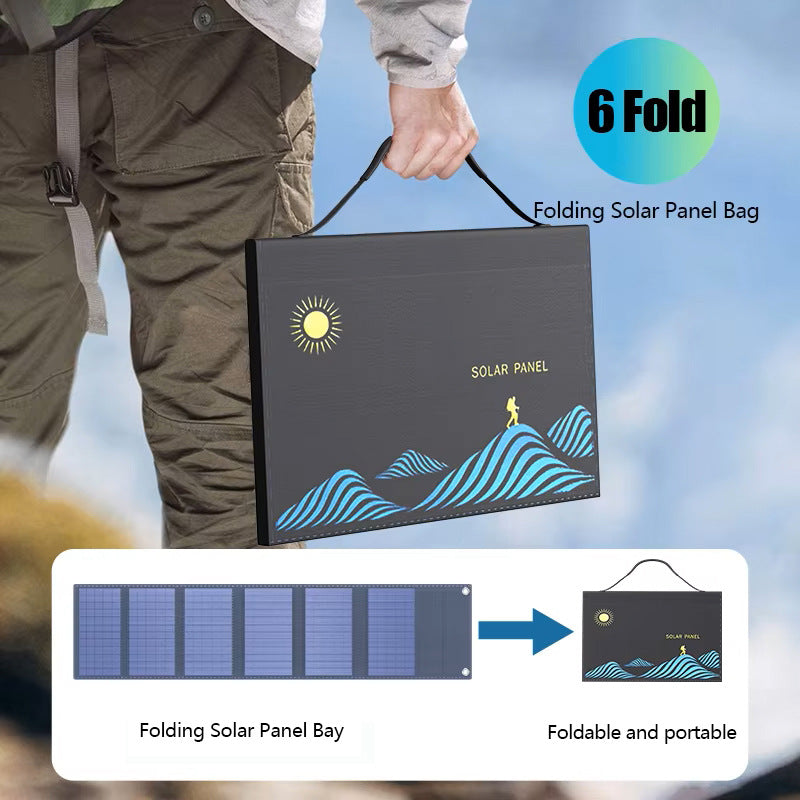 Chargeur USB pliable à propulsion solaire
