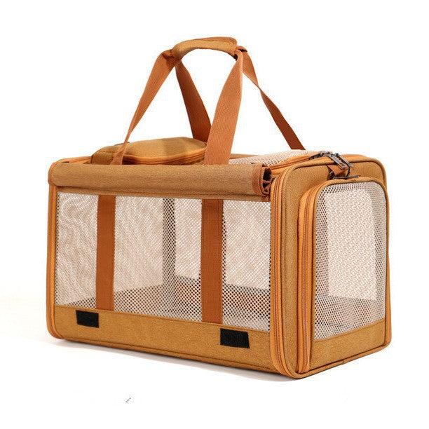 Portable Space-Oxford Cloth Single-Sholder Folding Cat and Dog Carrier