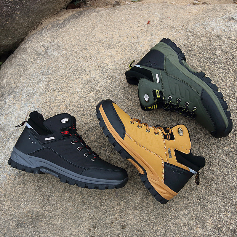 Bottes de randonnée en plein air pour hommes Chaussures monocouches haut de gamme