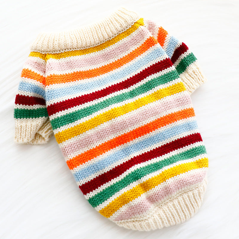 Vêtements de chien Printemps et automne Chandail mignon doux